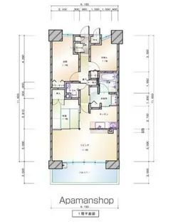 クレアホームズ松山千舟町【603号室】の間取り