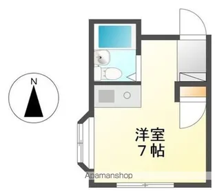 プールブゥ【107号室】の間取り