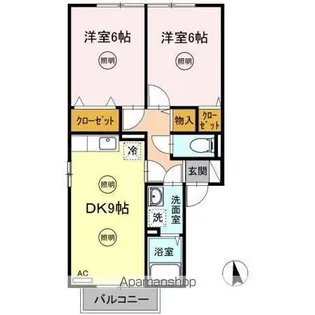 アーバンハイツ28 A棟【2階】の間取り