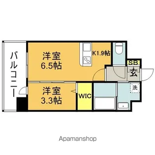 エンクレスト博多駅東Ⅱ【11階】の間取り