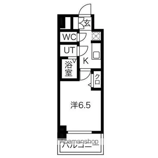 SOLメイクス新栄【403号室号室】の間取り