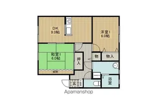 パストラーレ高島D棟【D101号室】の間取り