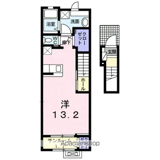 サクシード【2階】の間取り