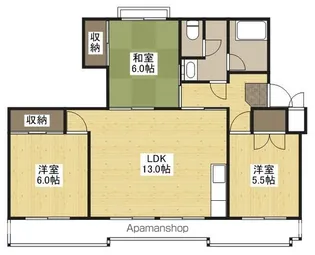 ビラ平林【3階】の間取り