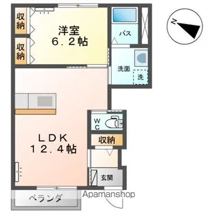 ティーフォレスト【1階】の間取り