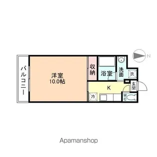 PLAZA希望の朝 東館【205号室】の間取り