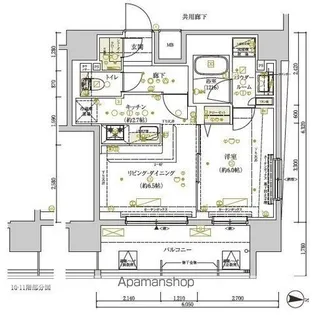 メインステージ両国Ⅱ【504号室号室】の間取り