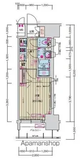 プレサンス名古屋駅ゲート【7階】の間取り