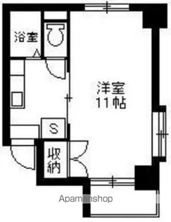 第二ステップイン金満【713号室】の間取り