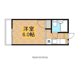 ヘルメスハウス【202号室】の間取り