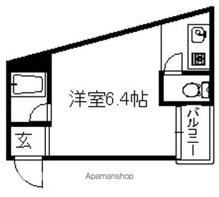 第6大朋マンション【5階】の間取り