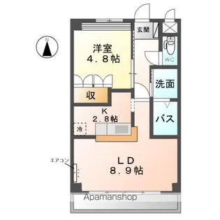 グランド ライン【3階】の間取り