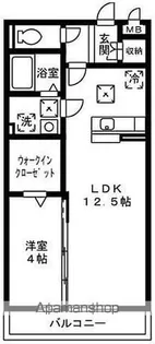 パインフィールド【2階】の間取り