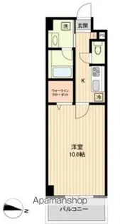 ベルメゾン若林【3階】の間取り