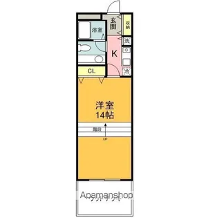 グランブルー (美合)【1階】の間取り