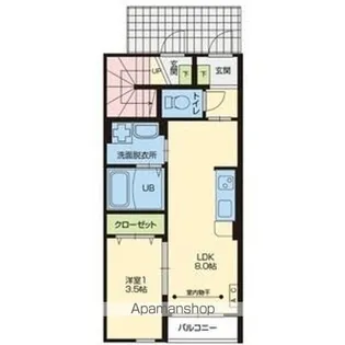 MONOLIE(モノリエ)【1階】の間取り