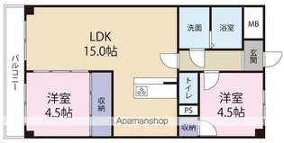 ルミエール緑【6階】の間取り