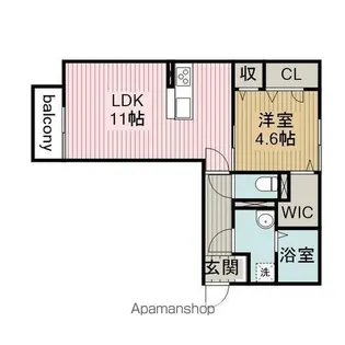 ティアレ【1階】の間取り