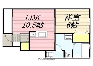 グラン・ブルー【1階】の間取り