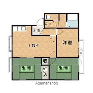 フレグランス泉【B202号室】の間取り