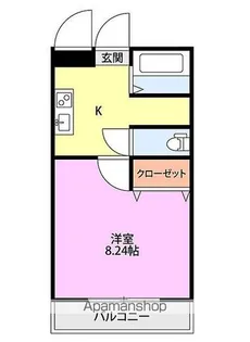 ベロウ山屋敷【3階】の間取り
