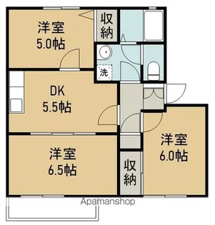 ガーデンビレッジD棟【2階】の間取り