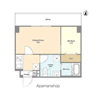 アルファコート青砥4【4階】の間取り