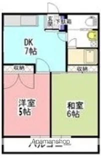 ハイツプラムA棟【1階】の間取り