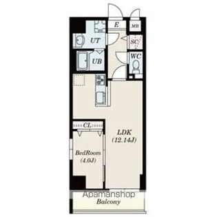 S-FORT古出来fiore【305号室】の間取り