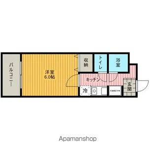 パインフィールドビル【402号室】の間取り