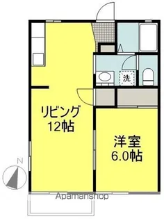 ハイツ玉穂【201号室号室】の間取り