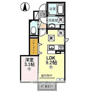 REGALIA(レガリア)【1階】の間取り