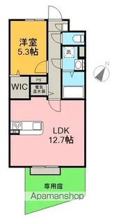 マンション須藤Ⅴ【101号室】の間取り