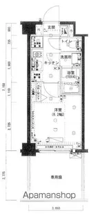 ハーモニーレジデンス東京ウエスト【1階】の間取り
