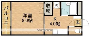 エスプリエール【203号室】の間取り