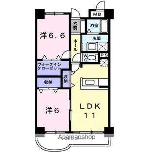 ラグジュアリー【1階】の間取り