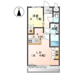 サンロード【2階】の間取り