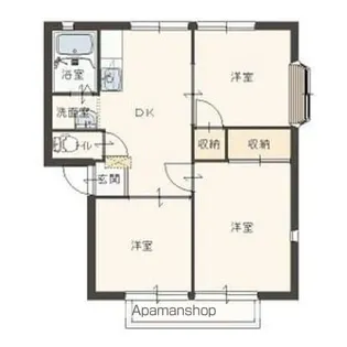 トミーハイツ茂呂山B【1階】の間取り