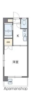 レオパレスエステート千舟【203号室】の間取り