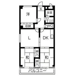 OMレジデンス近島【2階】の間取り