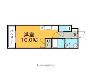 リード中央町【7階】の間取り
