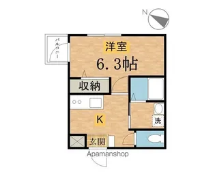 FLAG八王子【1階】の間取り