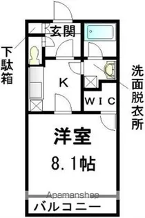エーデルI【103号室】の間取り