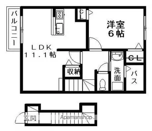 FINE20【2階】の間取り