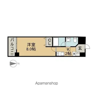 セイワソレイルコート【3階】の間取り