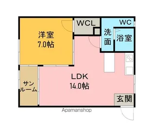 ファミール井ヶ谷A【307号室】の間取り
