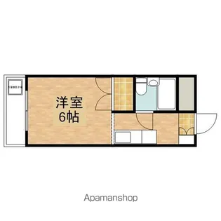 ジュネスサイト【202号室】の間取り