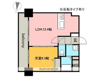 FLOS北山王(旧S−FORT北山王)【2階】の間取り