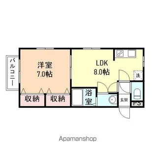 ファシーネ大野【101号室】の間取り