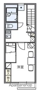レオパレスボヌール【2階】の間取り